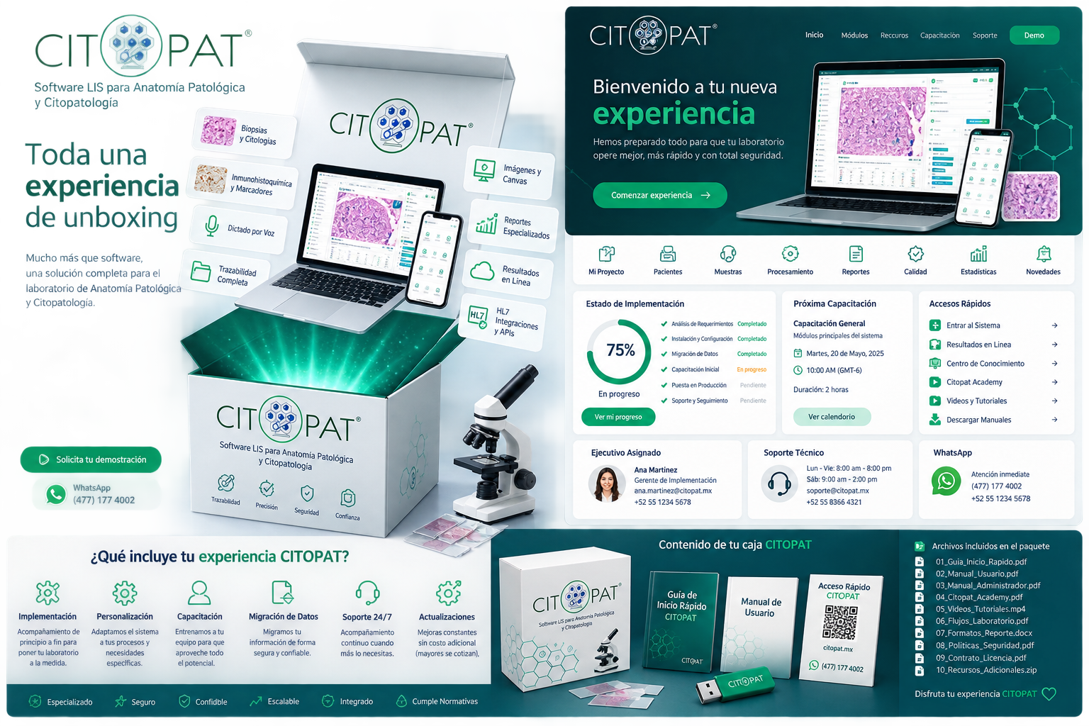 Experiencia de bienvenida e implementación CITOPAT